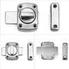 QWORK® Rotate Bolt Latch Lock Stainless Steel Gate Bathroom Door