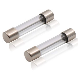 2 Pcs 20 Amp 125 Volt 611 Microwave Oven Fuses for GE,Frigidaire Hotpoint Microwave, Replacement Models WB27X11138 5304509451 5304464087 5304488359 AP5648907 PS5136235 Microwave Fuses 6mmx30mm