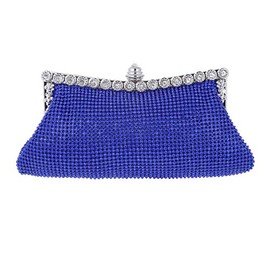 Day of Saturn Women's Elegant Evening Bags Women Wedding Clutch Bridal Handbag Party, red, M