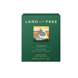 Land of the Free Yosmite Eau de Toilette Spray, 3.3 FL OZ, Pack of 1