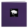 Pioneer Book Cloth Cover Post Bound Album 12"X12" - Grape