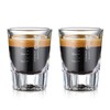 Espresso Shot Glasses 2 Pack - 50ml Espresso Measuring Cup