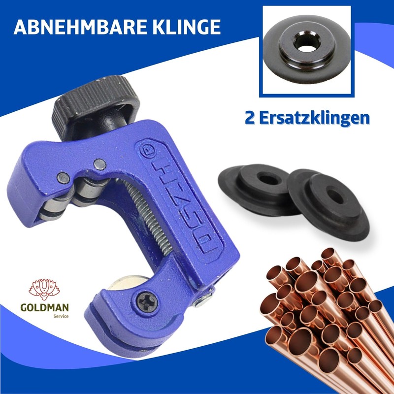 GOLDMAN SERVICE Mini Pipe Cutter Copper Air Conditioning Tool Professional