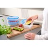 Emsa 508558 Food Clip & Close, Plastic, Transparent / Blue