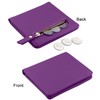Favydov Compact Mini Purse with Zipper Pocket PU Leather Bifold