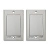 EFP Central Vacuum Square Door Inlet Wall Plate for Nutone