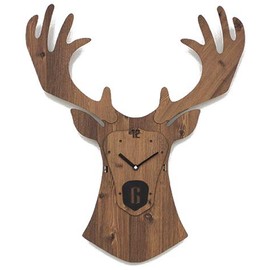 Stephanie Imports Modern Minimalist Reindeer Light Wall Clock
