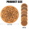 Cork Trivet, 19 cm Diameter, Round Cork Coasters, Round Coasters,