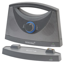 SEREONIC Wireless TV Speakers for Hard of Hearing - Portable, Powerful, and Convenient (Renewed)