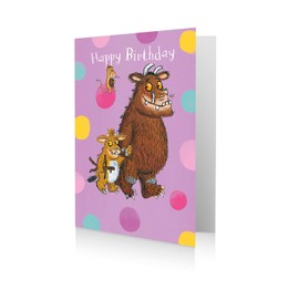 Danilo Promotions Birthday Card, Gruffalo Birthday Card, Birthday Card Gruffalo, Happy Birthday Card, Multi, 7 x 5, GR054
