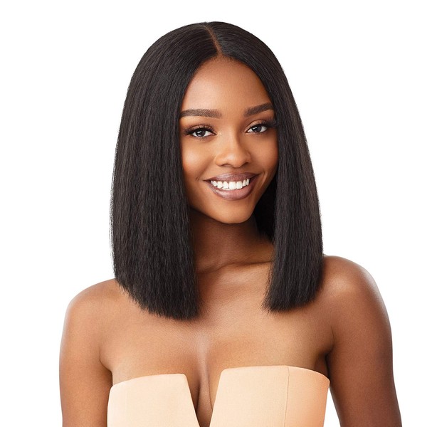 Outre Pre Plucked HD Transparent Lace Front Wig ANNIE BOB 12" (1B)