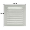 Square Ventilation Grille, Granmagazz White Metal Square Ventilation Grille Stainless
