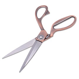Aemoe 10.5" Ribbon Cutting Scissors Heavy Duty Metal Scissors Large Scissor for Ceremony Special Events, Inaugurations & Ceremonies Bronze