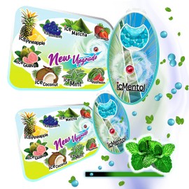 icMentol - 3.2 mm Large Balls, 200 Capsules Menthol Balls, Aroma Capsule, Aroma Balls, DIY Click Balls (Ice Mint)