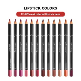 LOPHE Lip Liner Set 12x Waterproof Matte