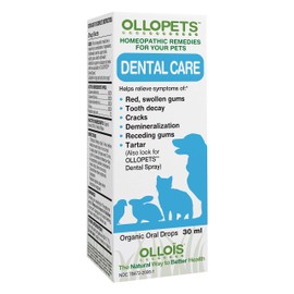 OLLOPETS Dental Care, Organic Homeopathic Remedy for All Pets, 1 Fl Ounce