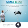 Symphonyw Fishing Bobber Stoppers 300pcs 50 Groups/Set Black Rubber Beads