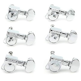 Grover 305 Series Midsize Rotomatics Machinehead Tuners 6-in-Line (Chrome)