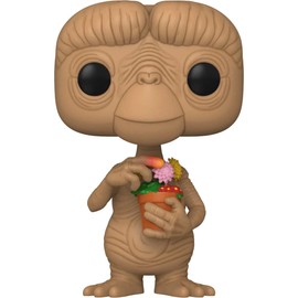 POP E.T. The Extra-Terrestrial - E.T. with Flowers Funko Vinyl Figure (Bundled with Compatible Box Protector Case), Multicolored, 3.75 inches