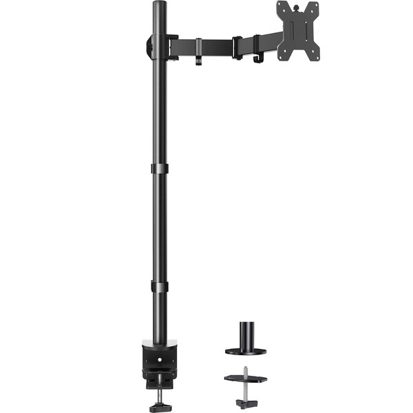 HUANUO Single Monitor Stand Desk Mount, Extra Tall 39 Inch