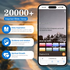 RSKDJSXL Daily Bible Verse Bracelets, NFC Inspirational Bracelet Bible Christian Wristbands Jesus Jewelry Gifts for Women Men (Blue, Small)