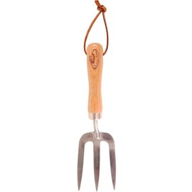Esschert Design GT10 30 x 9 x 5cm Wood/ Stainless Steel Garden Trident - Brown