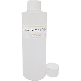 TCEShop Butt Naked For Women Scented Body Oil Fragrance [Flip Cap - Clear - 8 oz.] - ID#24116