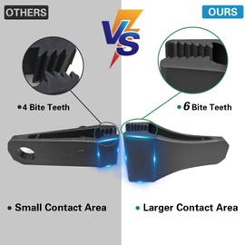 Hlogree 40Pcs Upgrade Large Tarp Clips Heavy Duty Lock Grips for Tarps,Outdoor Heavy Duty Clamp Lock Grip,Car Cover Tie Down Clips Clamps for Pool Cover Camping Caravan Canopies,Tarp Tie Downs