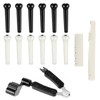 Pack of 15 Acoustic Guitar Bridge Pins Puller Remover Extractor,