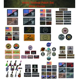 Antrix - Paquete de 6 piezas tácticas de la bandera del estado de Texas, gancho y bucle bordado, etiquetas militares de Texas, emblemas de 3.1 x 2 pulgadas