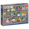 Jumbo Spiele 18853 Horoscope Cat 1000 Pieces Cat (Animal) Puzzle