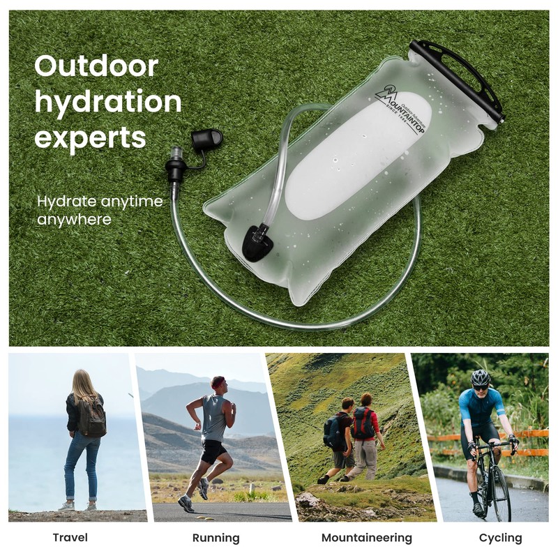 MOUNTAINTOP Hydration Bladder 3L Outdoor Hydration Bag Hydration System for