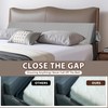 4 Modes Pillow Wedge for Headboard Gap, Foldable Bed Wedge