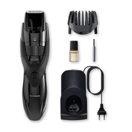 Panasonic ER-GB43 Beard Trimmer with 20 Length Settings (0.5 - 10 mm), Includes Charging Station, Black