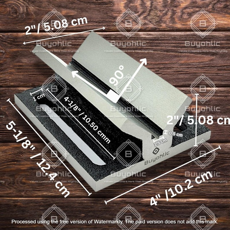 Buyohlic SGI V Block Jig Fixture For Center Drilling of