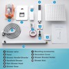 RTOBWEYE 10 Inch Shower Faucet Set, Wall-Mounted Rainfall Shower System