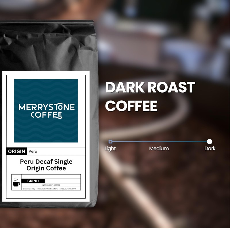Merrystone Coffee Peru Decaf Single Origin 5 Lb Espresso Grind