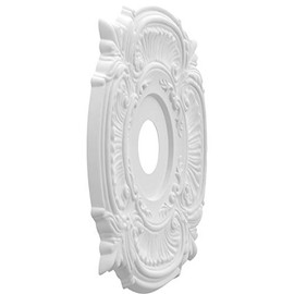 Ekena Millwork Ekena Millwork CMP19AT Attica Thermoformed PVC Ceiling Medallion (Fits Canopies up to 6 3/4"), 19"OD x 3 1/2"ID x 1"P