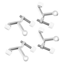 MAGICLULU 4pcs Door top Hinge pin Door Stops Heavy Duty Door Hinge Stopper Door Hinge Door Stop Door Stop Hinge Mounted Adjustable Hinge pin Furniture car Door Stoppers Office Zinc Alloy