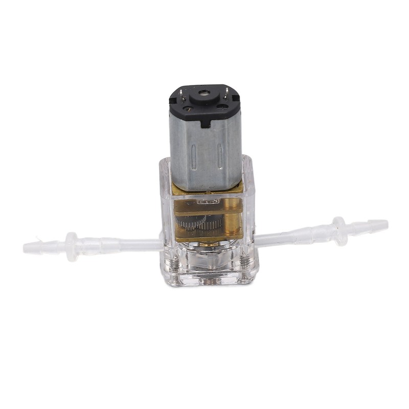 Mini Peristaltic Pump Transparent Shell 1ml/min Flow 0.001m Lift Liquid