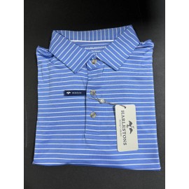 HARLESTONS NWT MEN'S HARLESTONS THE ANSON MARINE BLUE POLO - XL