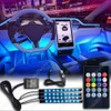 CHUSYYRAY RGB LED Glow Car Interior Lamp Under Dash Footwell