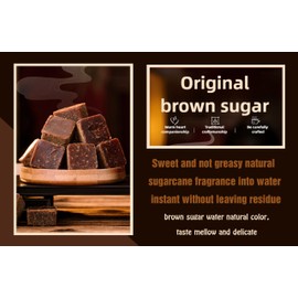 handmade dark brown sugar period 250g 8.81oz
