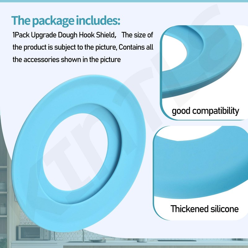Upgrade Dough Hook Shield Compatible with Kitchen Aid 4.5qt &
