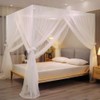 Anmas Box Mosquito Net Bed Canopy for Double Bed -