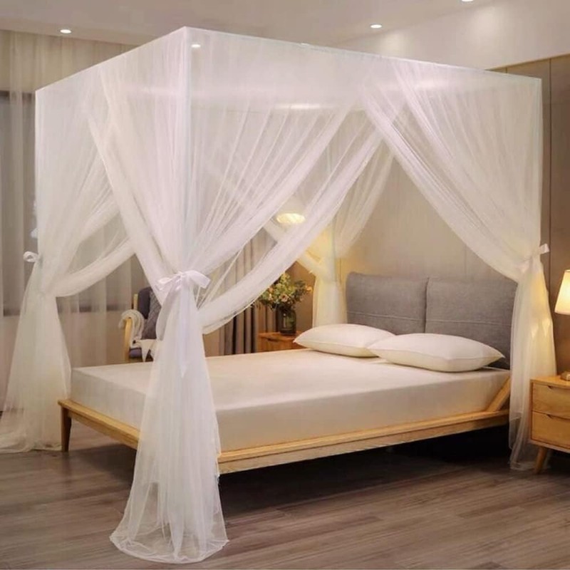 Anmas Box Mosquito Net Bed Canopy for Double Bed -