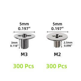 M2 and M3 Screws for M.2 SSD,PCIe NVMe.M2 and M3 Screws for Laptop (600)