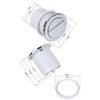 Housler® Chrome Pneumatic Toilet Cistern Tank Dual Push Button
