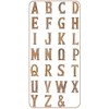 PL Alphabet Object Wooden C'est La Vie Wooden Alphabet &