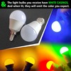 Elmoyle Amber Sleep Light Bulbs 1800k, Blue Light Blocking, Dim